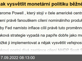 Jak vysvětlit monetární politiku běžnému člověku? - Víkendář