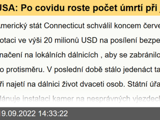 USA: Po covidu roste počet úmrtí při jízdě do protisměru