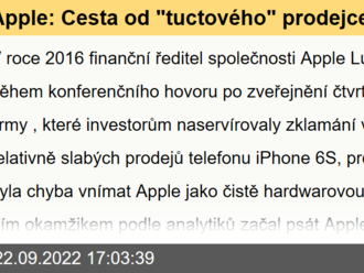 Apple: Cesta od 