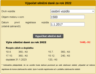 Zaplatili jste letos zálohu na silniční daň? Máte možnost si požádat o její vrácení