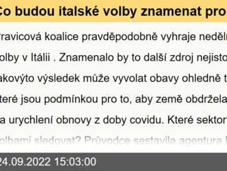 Co budou italské volby znamenat pro finanční trhy? Průvodce klíčovými sektory