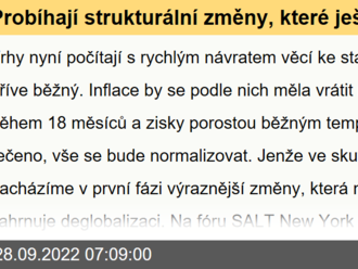 Probíhají strukturální změny, které ještě nejsou plně odraženy v cenách akcií, tvrdí investor Jensen