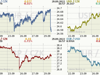Rozhodnutí ČNB nezvyšovat úrokové sazby bere koruně vítr z plachet