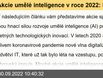 Akcie umělé inteligence v roce 2022: Poznejte 3 akcie z oblasti AI