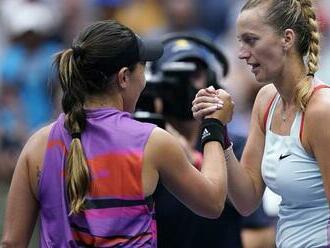 Potřetí čtvrtfinále na US Open neklaplo. Kvitová padla ve dvou setech