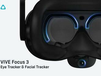 HTC VIVE Focus 3 Eye Tracker a Facial Tracker zajistí sledování pohybu očí a tváře