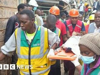 Kenya Kiambu building collapse: Rescue efforts under way