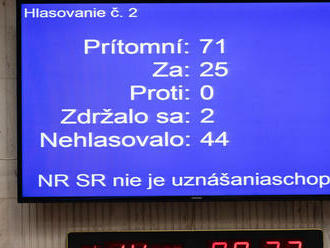 Fiasko novej trojkoalície hneď na prvej schôdzi. Nedokázala otvoriť rokovanie, SaS urobila obštrukciu