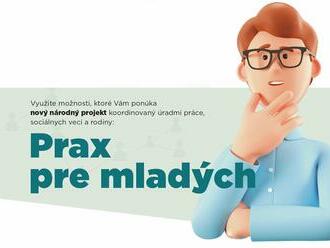 Si mladý človek evidovaný na ÚPSVaR-e? Máš možnosť využiť národný projekt Prax pre mladých