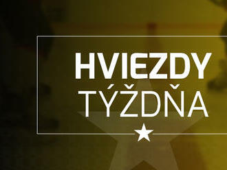 Hviezdami týždňa sú výhradne útočníci