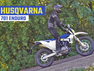 Husqvarna 701 Enduro. Osekaný základ je výborný!