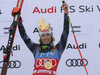 Shiffrinová vybojovala v obřím slalomu na Kronplatzu rekordní 83. výhru v SP