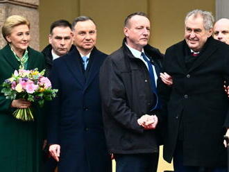 Prezident Zeman a jeho polský protějšek Duda se setkali v Náchodě