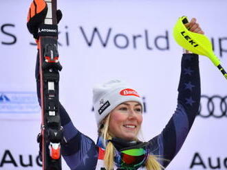 Shiffrinová po triumfu vzpomněla na otce, výhra číslo 85 pro ní byla třešnička