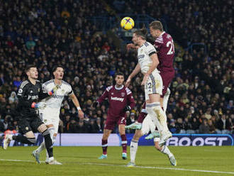 West Ham remizoval v Leedsu a v anglické lize nevyhrál pošesté za sebou