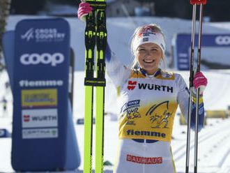 Nor Klaebo a Švédka Karlssonová jsou blízko triumfu v Tour de Ski