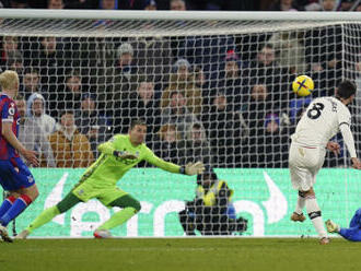 Fotbalisté Manchesteru United přišli v nastavení o výhru nad Crystal Palace