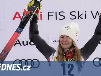 Greinerová poprvé v kariéře ovládla závod SP, Shiffrinová skončila šestá