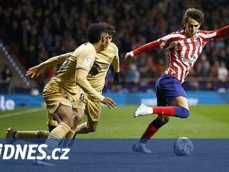 ONLINE: Atlético ve šlágru španělské ligy hostí Barcelonu, Sevilla porazila Getafe