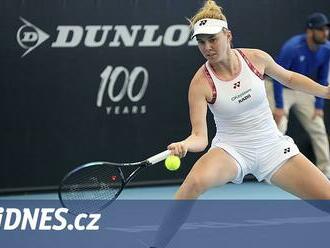 Nosková po finále v Adelaide vylétla v žebříčku WTA až na 56. místo