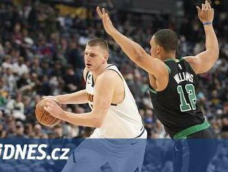 Souboj mezi lídry konferencí v NBA ovládl Denver, Jokič  zapsal triple double