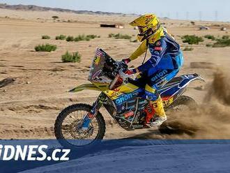 Motocyklista Michek byl ve druhé etapě Rallye Dakar 21., novým lídrem je Klein