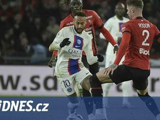 Fotbalisté PSG prohráli  v Rennes, Monako rozstřílelo Ajaccio