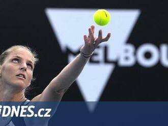 Plíšková i Linda Fruhvirtová postupují na Australian Open do třetího kola