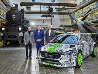 Prototyp Škoda Fabia RS Rally2 si můžete prohlédnout v Národním technickém muzeu