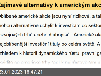 Zajímavé alternativy k americkým akciím