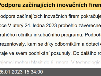 Podpora začínajících inovačních firem pokračuje i v letošním roce od Plzeňského kraje