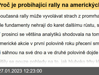 Proč je probíhající rally na amerických trzích předčasná