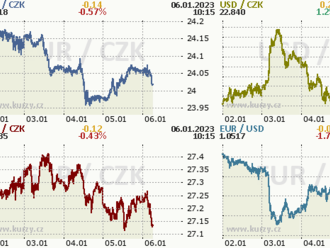 Koruna zpět nad 24,00 EUR/CZK