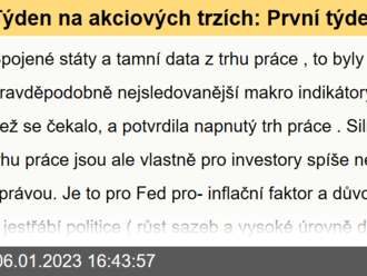 Týden na akciových trzích: První týden pozitivní, Praha každý den v plusu - Komentář