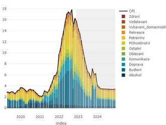 Prosincová inflace zaostala za očekáváním