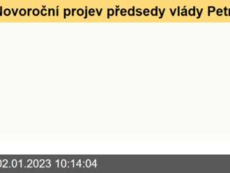 Novoroční projev předsedy vlády Petra Fialy - VIDEO