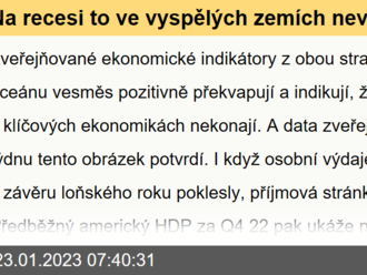 Na recesi to ve vyspělých zemích nevypadá  