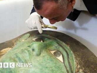 Ancient Egyptian 'Green Coffin' returned to Cairo by US