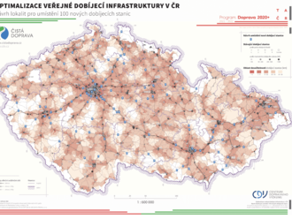 Nová webová aplikace ukazuje, kde budovat nové dobíjecí stanice