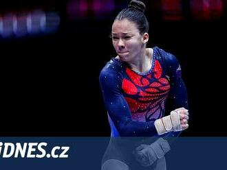 Sportovní gymnastka Artamonová vybojovala na MS olympijskou nominaci