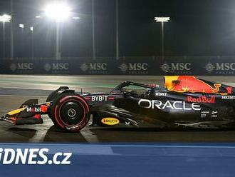 Verstappen z Red Bullu vyhrál kvalifikaci na Velkou cenu Kataru formule 1