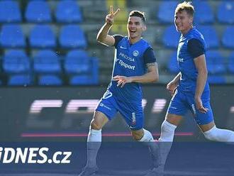 Liberec - Plzeň 3:0, k nečekané výhře nasměroval domácí Tupta