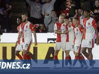 Slavia - Slovácko 2:0, dlouhé minuty trápení, góly v závěru zařídili střídající