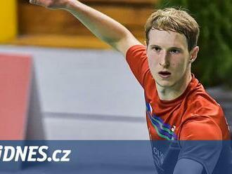 Louda je blíž Paříži. Uspěl v roli jedničky a ovládl badmintonové Czech Open