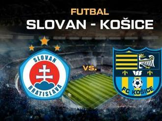 Slovan – FC Košice live v TV, online na internete a live stream v mobile