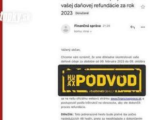 Veľké zneužitie Finančnej správy SR: Žiadnu refundáciu neponúkame! Ide o podvod, dajte si EXTRÉMNY pozor, varuje