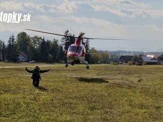 Veľká záchranná akcia v Západných Tatrách: Poranenej turistke letel na pomoc vrtuľník