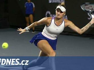 Druhá porážka, šance na postup je malá. Vondroušová v Mexiku podlehla Džábirové