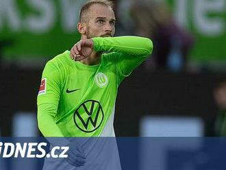 Černý dal první gól v bundeslize, Wolfsburgu to stačilo jen na remízu