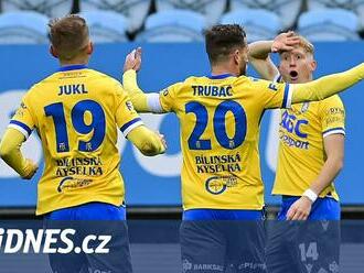 Č. Budějovice - Teplice 0:1, počtvrté bez gólů i bodů. Rozhodl hostující Vachoušek